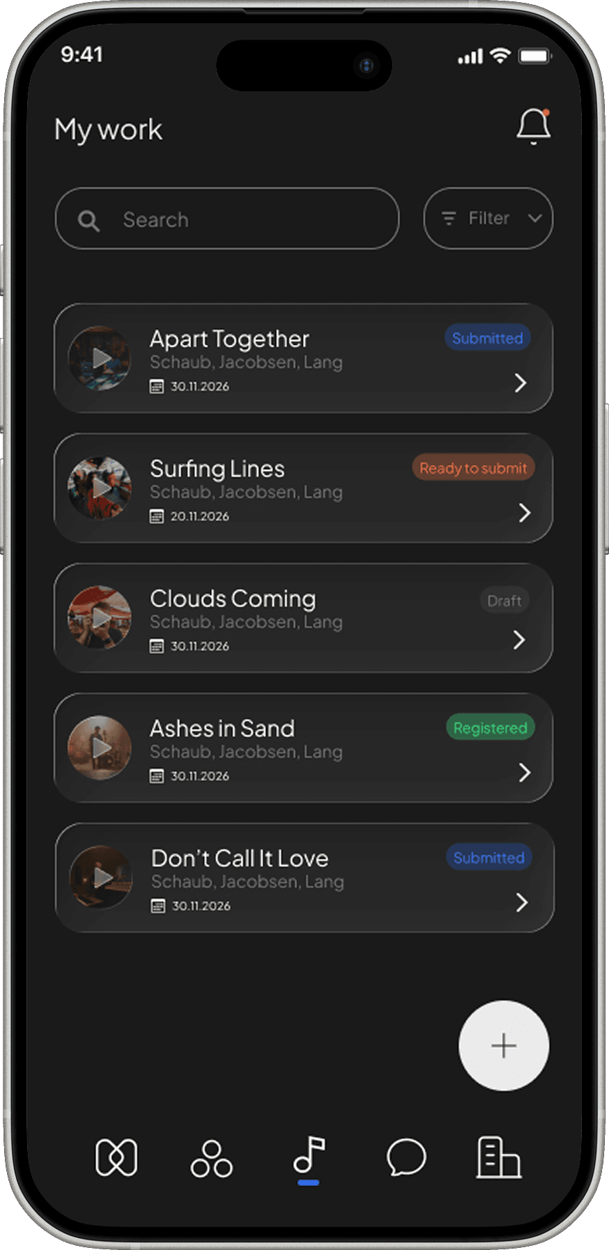 Credit step screen